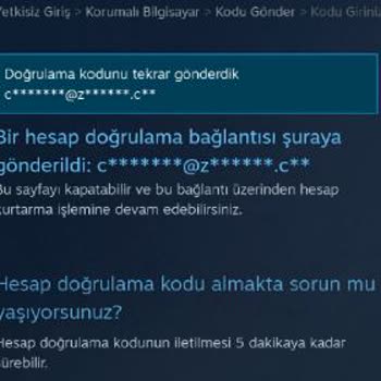 Steam Hesabımın Epostası Değiştirildi
