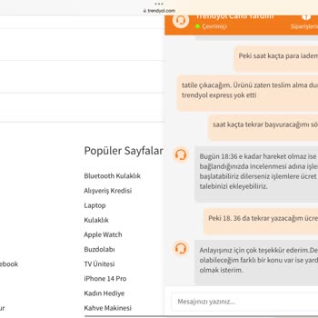 Trendyol Ücret İademi Yapmıyor