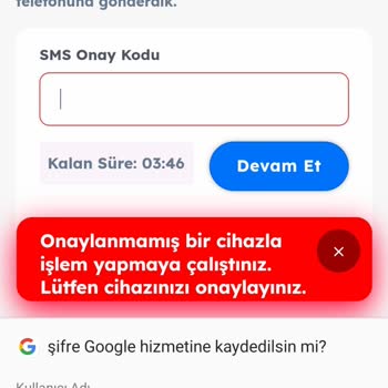 TOD Tv Tod Onaylanmamış Cihazla İşlem Yapmak
