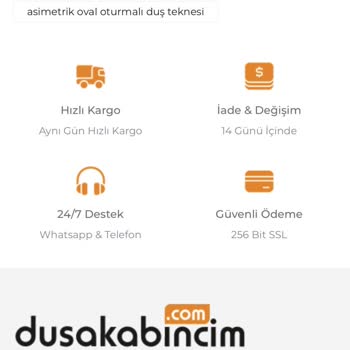 Duşakabincim Kargo Süresi