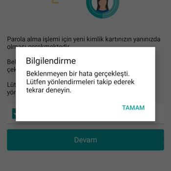 Garanti BBVA Şifremi Yenileyemiyorum Hata Veriyor