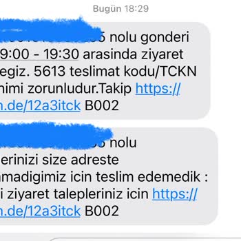 KARGOMsende Kargomuzu Teslim Alamıyoruz