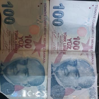 İş Bankası Yırtık Ve Yıpranmış Banknot