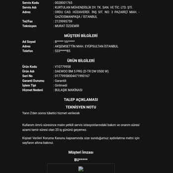 Vestel'den Makine Almak Pişmanlıktır