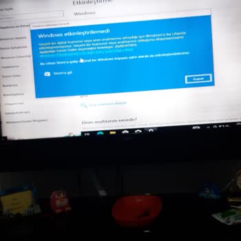 Antivirüs Marketi Win 10 Pro ve Kaspersky Kodum Kullanılmış Çıktı