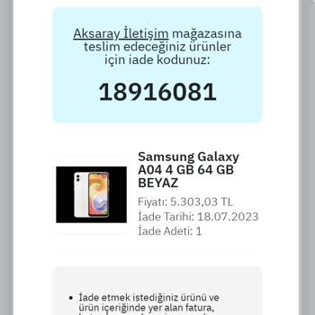 Pttavm.com Parası İade Edilmeyen Telefon Alışverişi