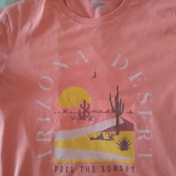 Mavi T-shirt Renk Solması