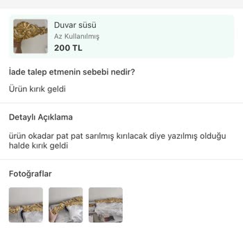 Dolap İade Konusunda Satıcıyı Mağdur Ediyor