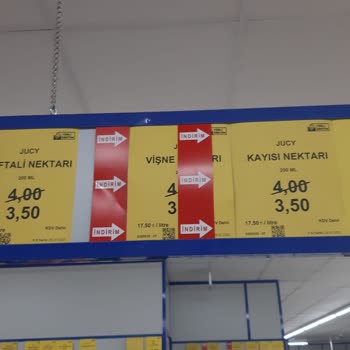 BİM Reyondaki Fiyat Farkı