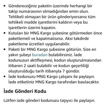 Amazon İade Ücreti Yatmıyor