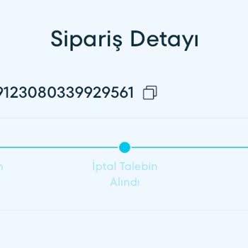 A101 Siparişim İptal Edildi