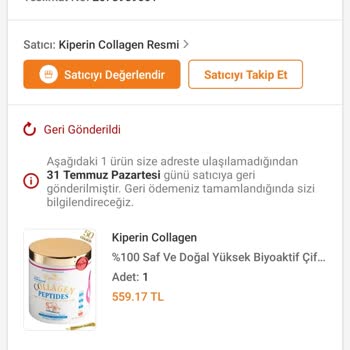 Trendyol Ürün 1 Aydır Ortada Yok