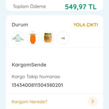 Ebebek Kargom Günlerdir Gelmiyor