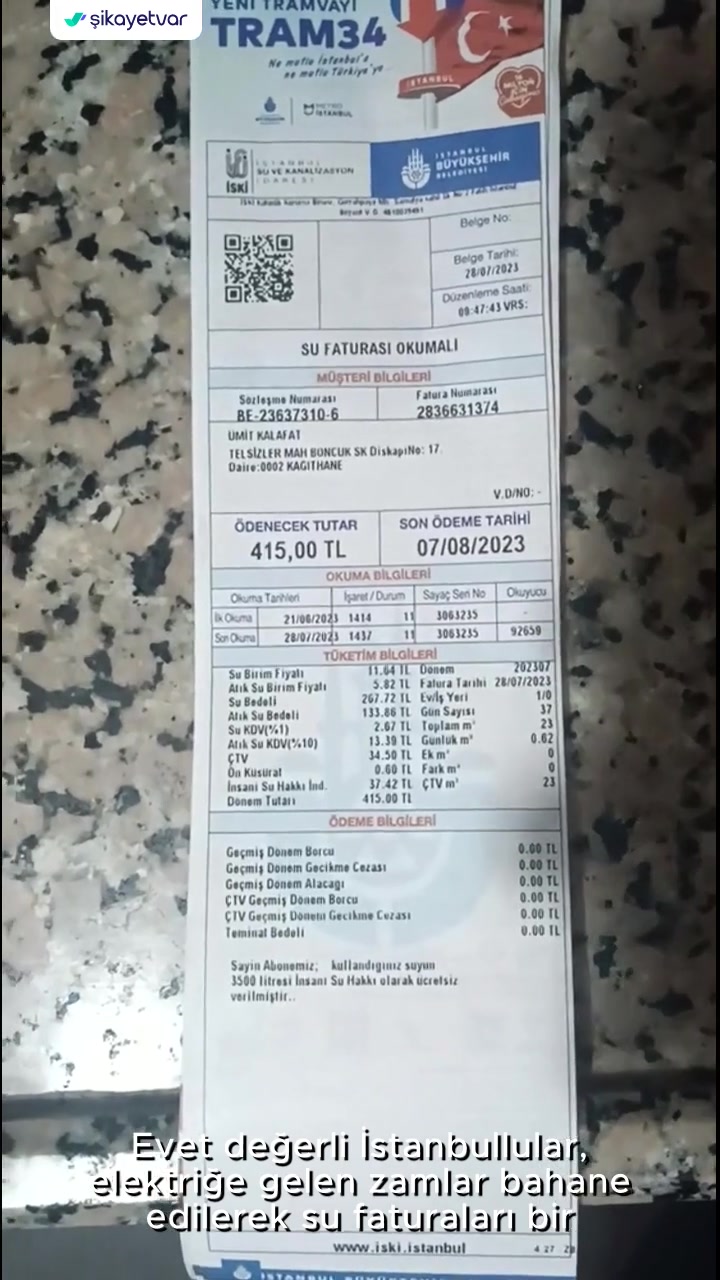 İSKİ Ve Yüksek Faturaları videonun kapak resmi