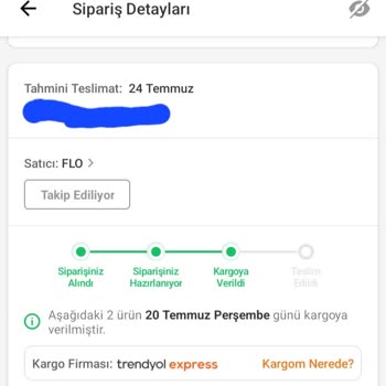 Trendyol Teslim Edilmeyen Ürün
