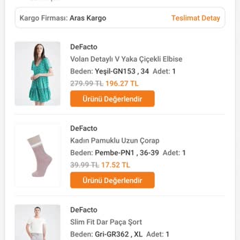 Anlamsız Trendyol Ve DeFacto Ticareti