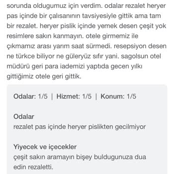 Sun Fire Beach Hotel Sun Fire Hotel Alanya Rezervasyon İptali