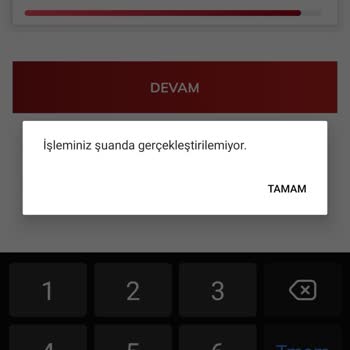 Passo İşleminizi Şu Anda Gerçekleştiremiyoruz Hatası