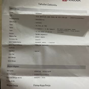Kelebek Mobilya Kuşadası Sandalye Teslimatımızı Yapmıyor!