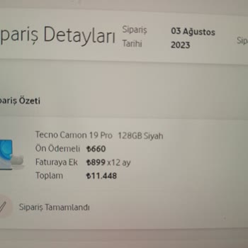 Vodafone Tecno Camon 19pro Kablosuz Kulaklık Hediye Yalanı