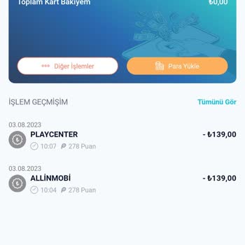 Vizyon İletişim Bilgim Dışında Vizyon İşletim Üzerinden Mobbyland, Playcenter Üyeliği