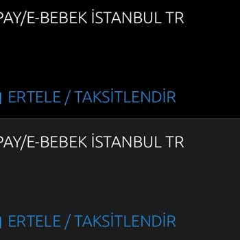 Ebebek Kartımdan 2 Çekim