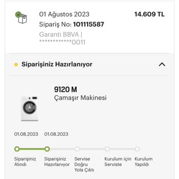 Arçelik Online Site Taksit Yapmadı, Sorunum Çözülmüyor!