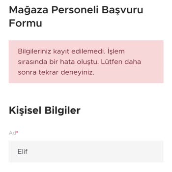 Migros İş Başvurusu Formu
