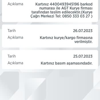 AGT Kurye (aynigunteslim.com) Kargom 10 Gündür Ulaşmadı