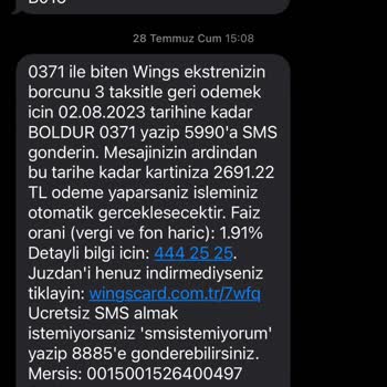 Akbank'ın Kampanyasına Sadık Kalmaması