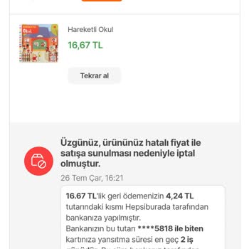 Hepsiburada Sipariş İptali Ve Mağduriyetime Çözüm Yok