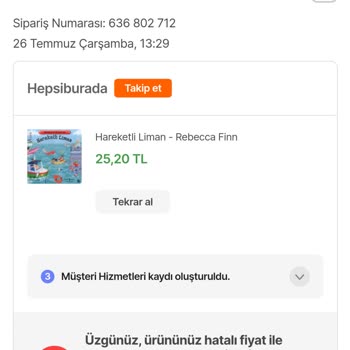 Hepsiburada Sipariş İptali Ve Mağduriyetime Çözüm Yok