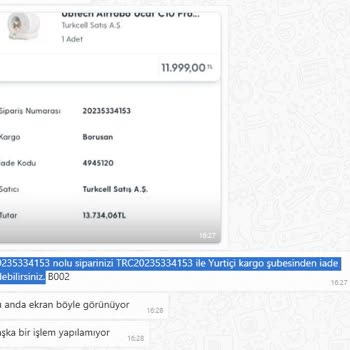 Turkcell Pasajdan Alınamayan İade