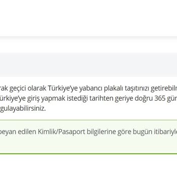 E-Devlet Yurt Dışında Yerleşiklik Sorgulama Hatalı
