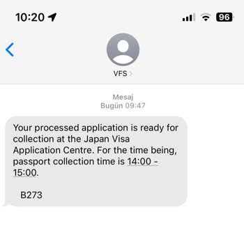 VFS Global Yapılmayan Başvuru Hakkında!