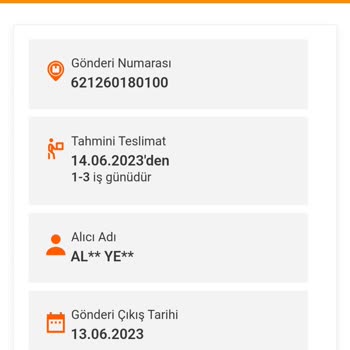 MNG Şubenin Kaybettiği Kargom