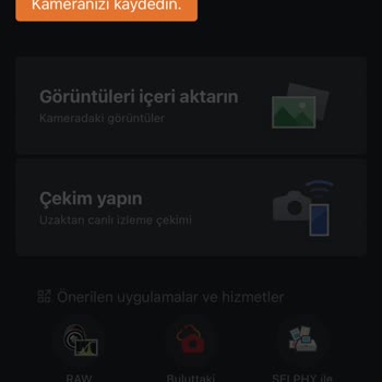 Canon Camera Connect Uygulaması Sorunu