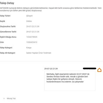 Koçtaş 2 Haftadır İade Yapmıyor