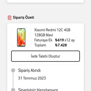 Vodafone Online Telefon Sipariş Sorunsalı!