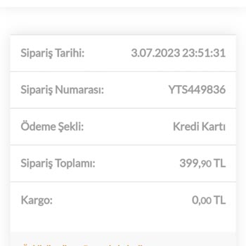 Yataş'tan 1 Aydır Bekliyorum, Hala Ürün Gelmedi