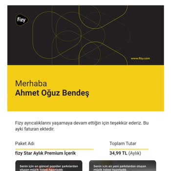 Fizy Premium Üyeliğini İptal Edemiyorum.