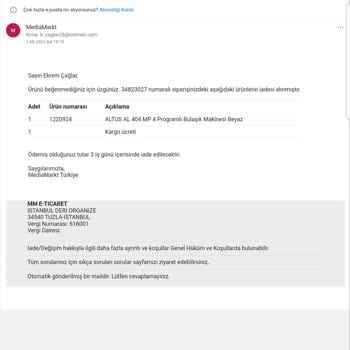 Media Markt Gibi Kurumsal Firmaya Yakışmayan Hareket