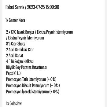 KFC Uygulaması Sodexo Online Ödeme İadesi