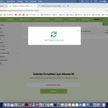 Vitamin Dolabı 6 Gündür Ürün Kargoya Verilmediğinden İptal & Bedel İadesi Talebidir