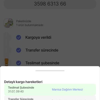 Hepsijet Manisa Kargo Ürünümü Dağıtıma Çıkarmıyor