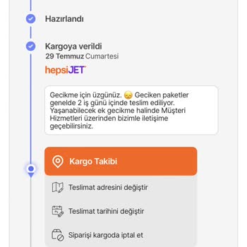 Hepsijet Manisa Kargo Ürünümü Dağıtıma Çıkarmıyor