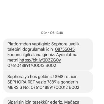 Sephora'dan Aldığım Ürünler Ben Talep Etmeden İptal Edildi