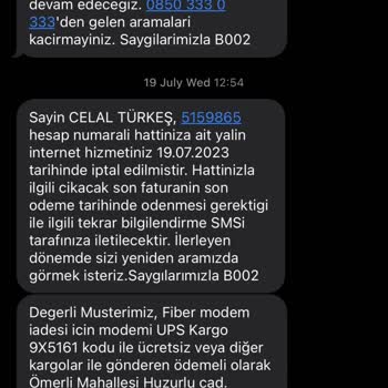 Millenicom Aktif Olmayan İnternete Fatura Kesiyor