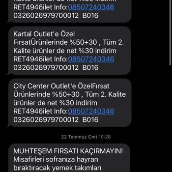 English Home SMS'lerinden Bıktım Artık!