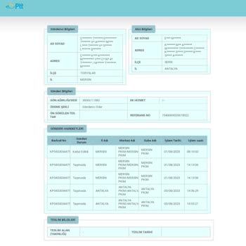 PTT Kargo Kadar Mağduriyet Yaşayabilecek Bir Firma Bulunmamaktadır